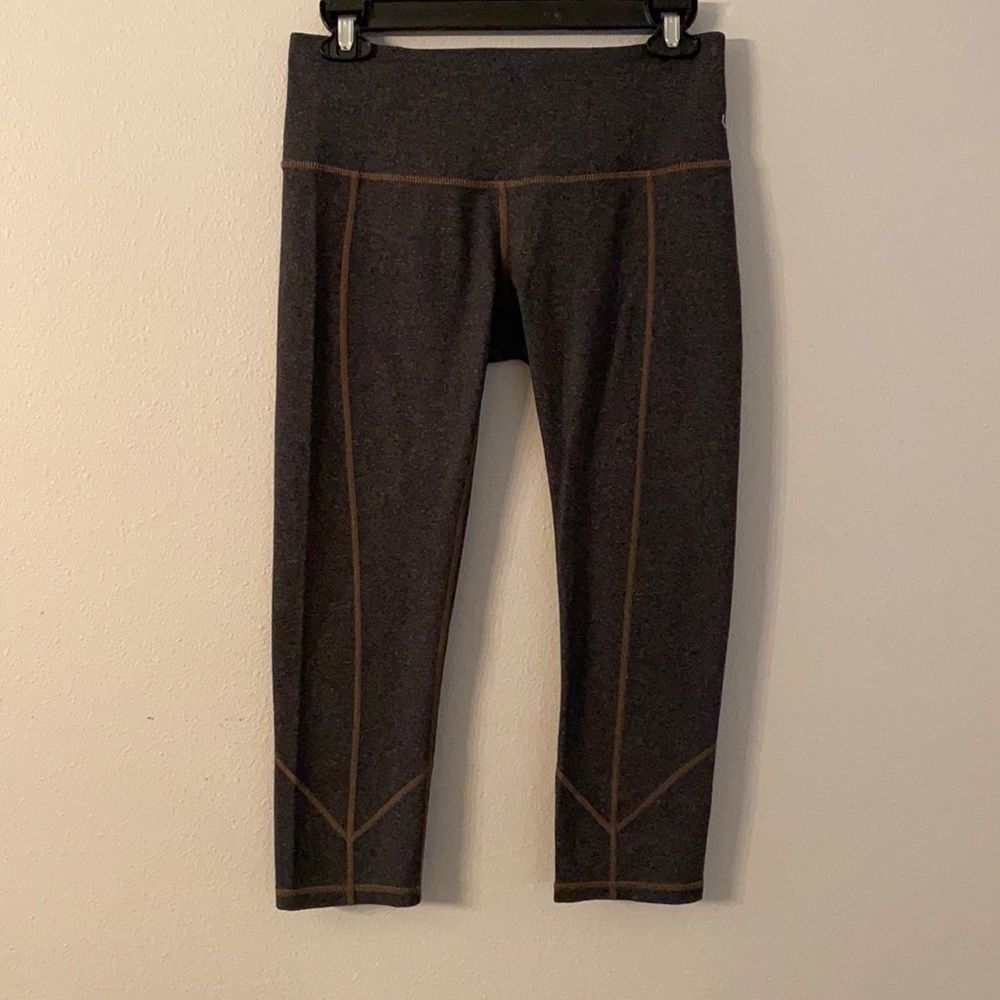 PrAna Charcoal Gray Cropped Leggings